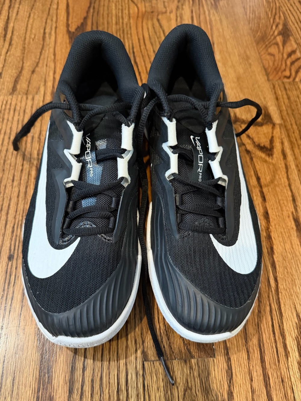 Nike Vapor Pro Men's Black/White Tennis Shoes, Size 7